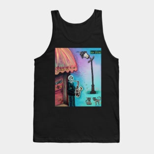 The New Orleans Skeleton Club Tank Top